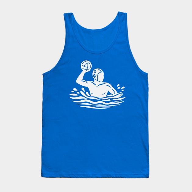 Water Polo (white) Tank Top by KayBee Gift Shop